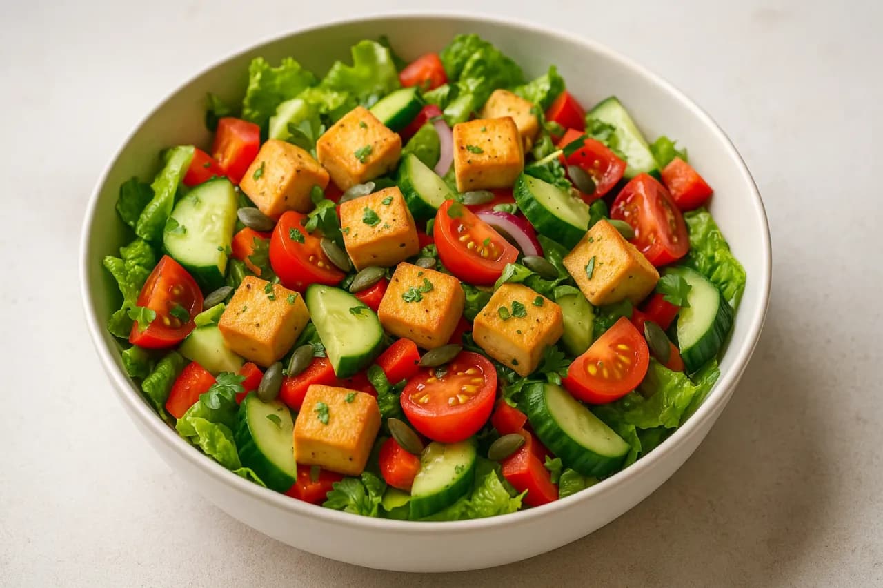 Jak przygotować tofu do sałatki, aby zachwycić smakiem i teksturą
